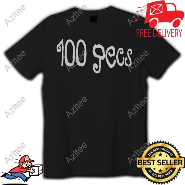 100 Gecs Merch Curly Logo Black Tee Shirt